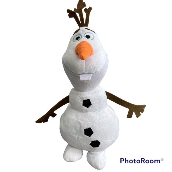 Disney Other - Disney Frozen Olaf Character 15" Plush with Sparkly Snowflakes